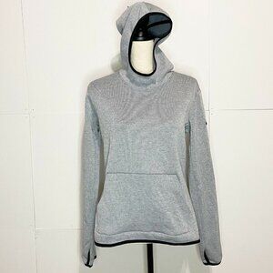 Nike Dri Fit Athletic Hoodie Womens Sz Medium Pullover Long Sleeve Fleece Lined